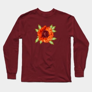 Oriental Poppy Long Sleeve T-Shirt